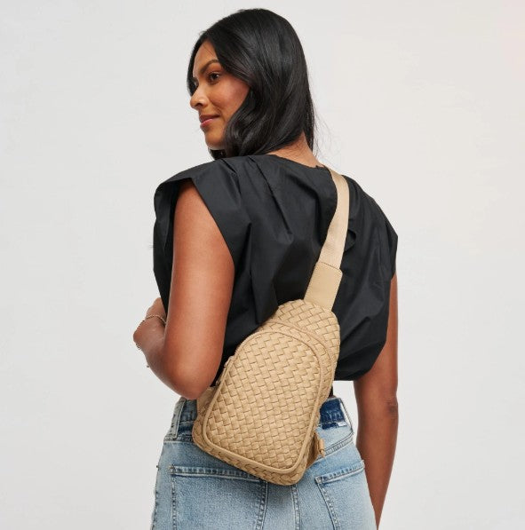 Sol and Selene "Beyond The Horizon" Woven Neoprene Sling Backpack